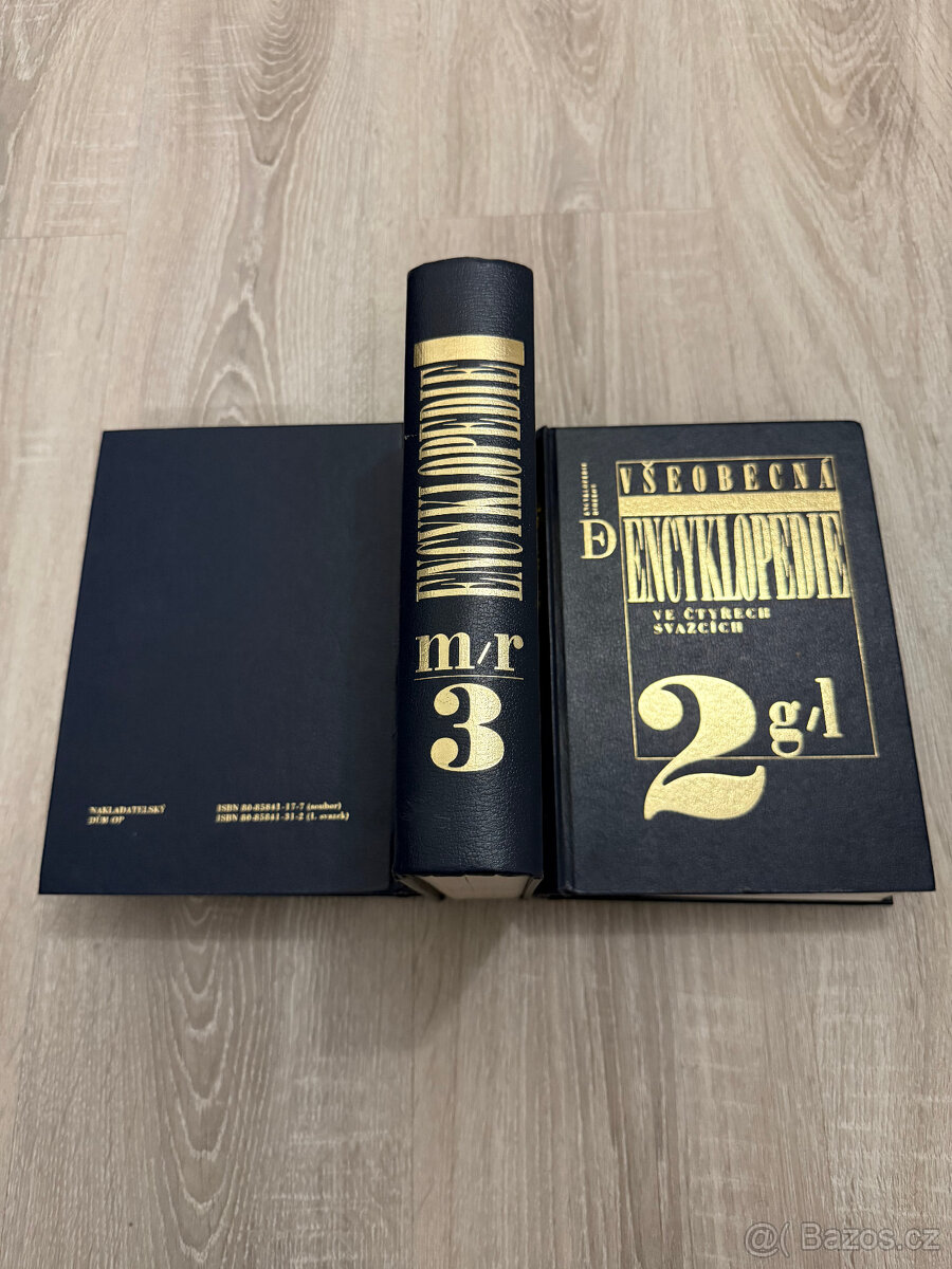 Všeobecné encyklopedie knihy 3ks - 4