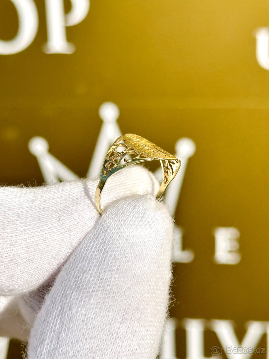 Zlatý prsten 2,07g - 4