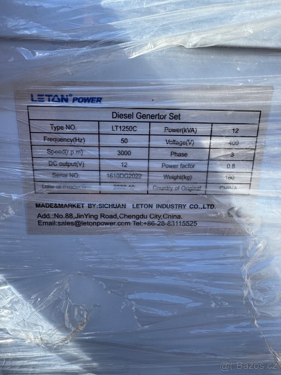 Diesel generátor 12kVA - 4