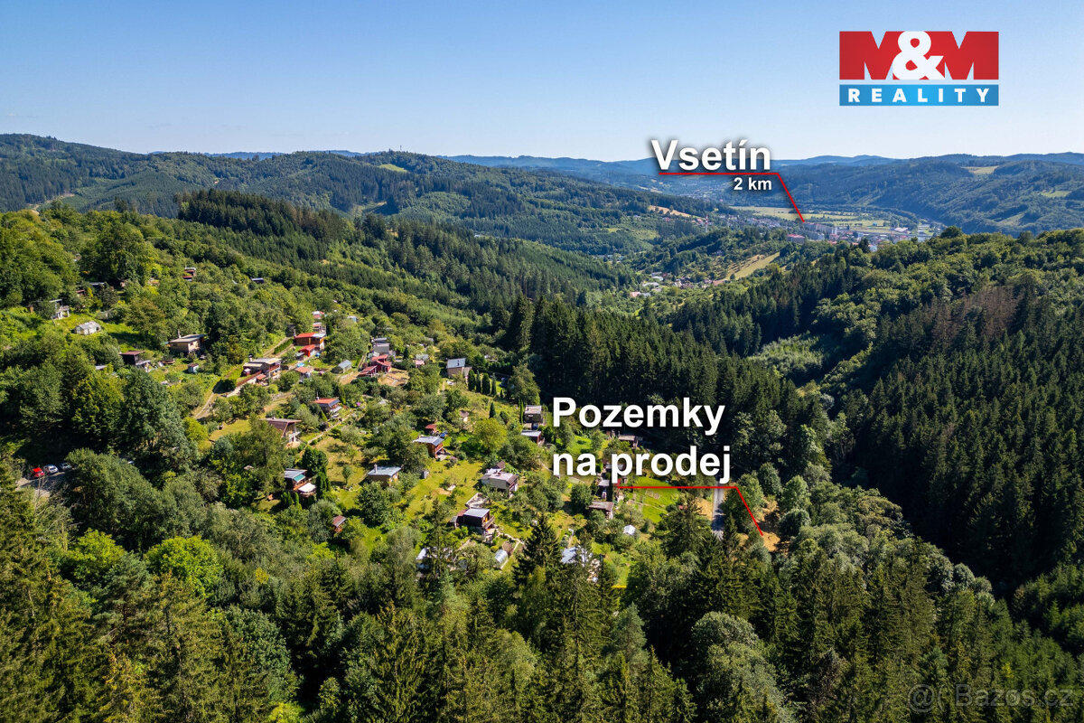 Prodej zahrady, 453 m², Vsetín - 4