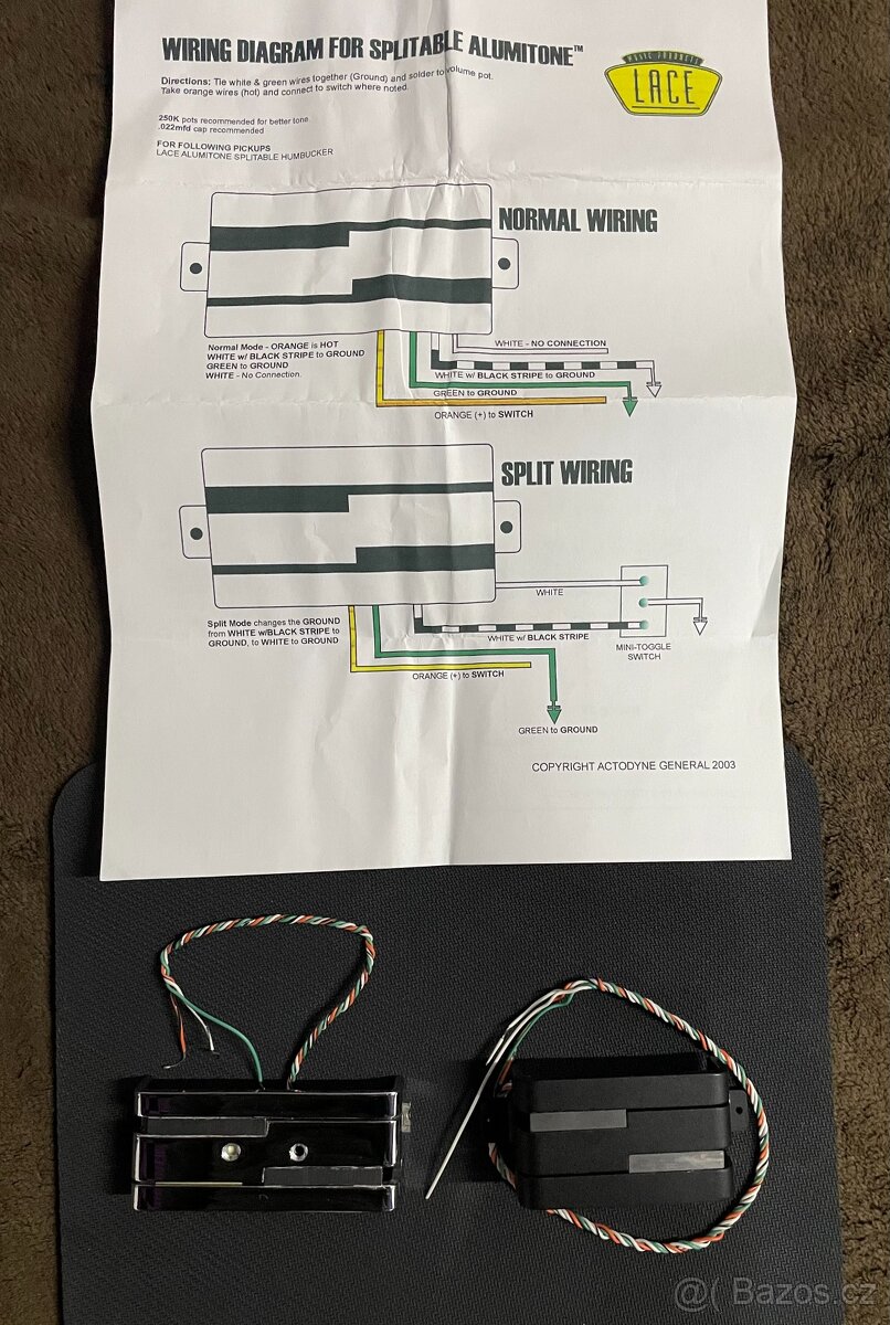 GITAROVÉ SNÍMAČE LACE ALUMITONE - 4
