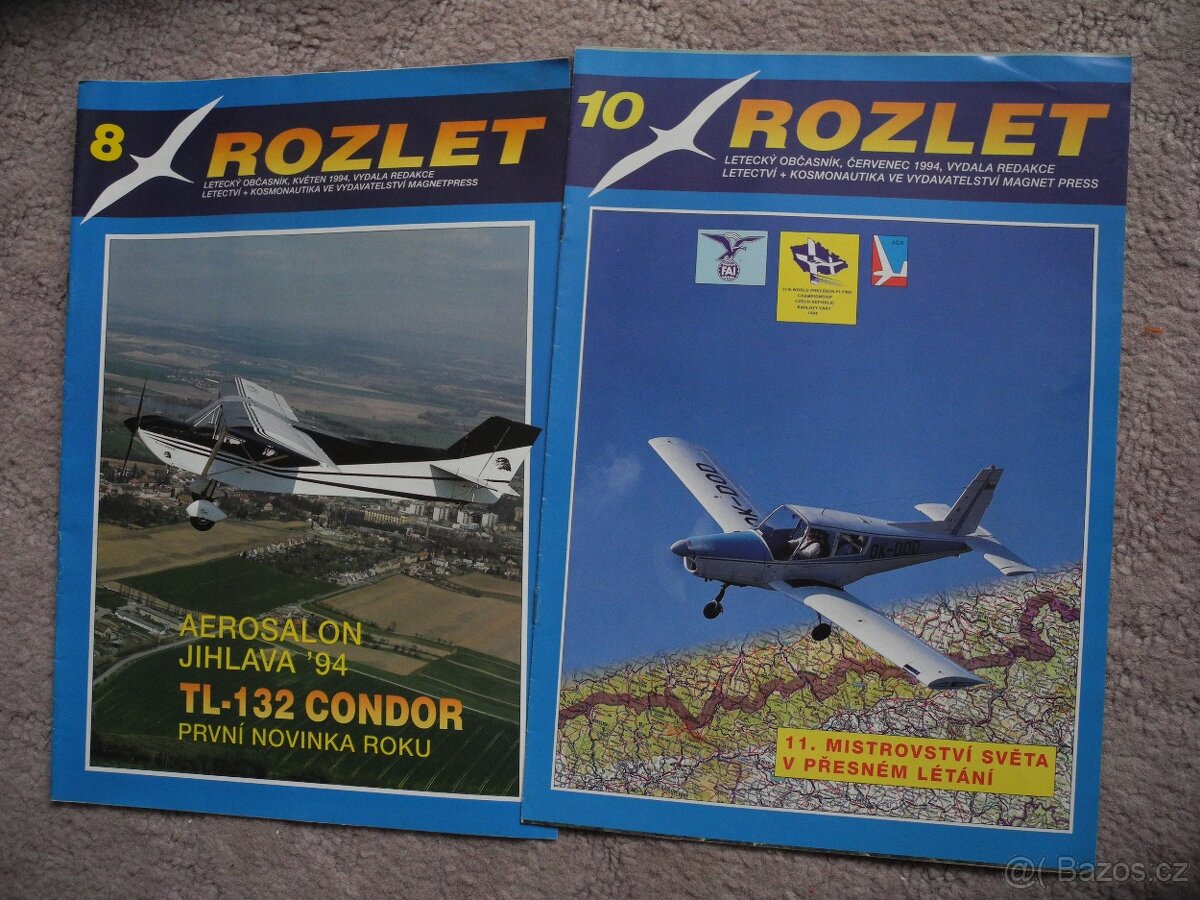 Časopisy Rozlet a Letectví - 4