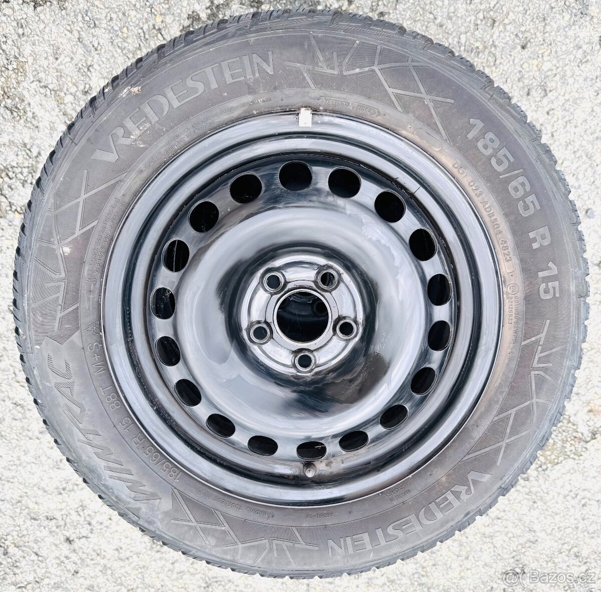 Škoda Fabia 4, VW Polo, sada zimních kol 185/65/15 - 4