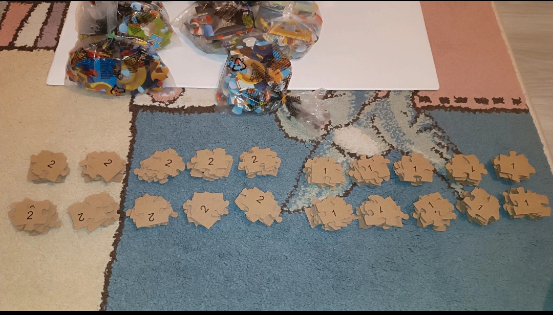 Velký set puzzlí 12 obrázků Paw Patrol - 4