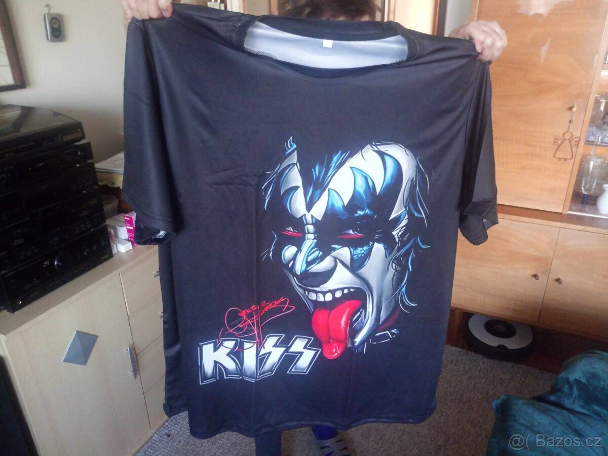4XL pánská trika Dio, Kiss, Slayer, Judas Priest, AC/DC - 4