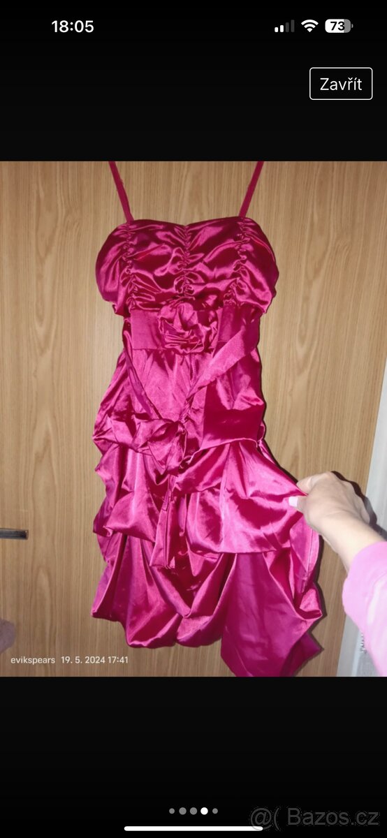 Krásné šaty ples 38/40 nove - 4