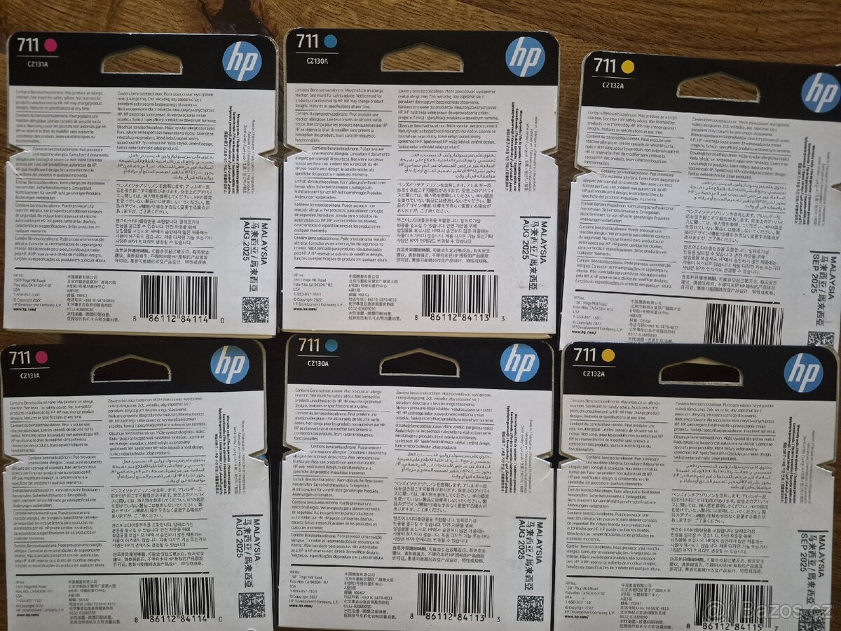 Barva do tiskárny HP DesignJet 711 - 4