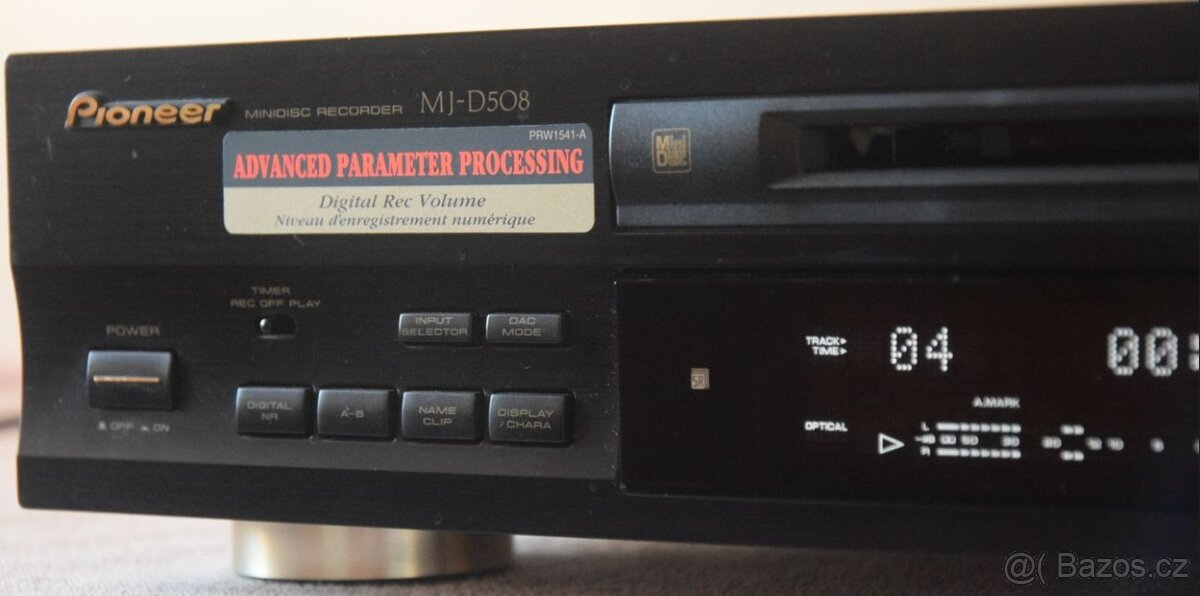 Minidisc deck PIONEER MJ-D508, manuál, disky - 4