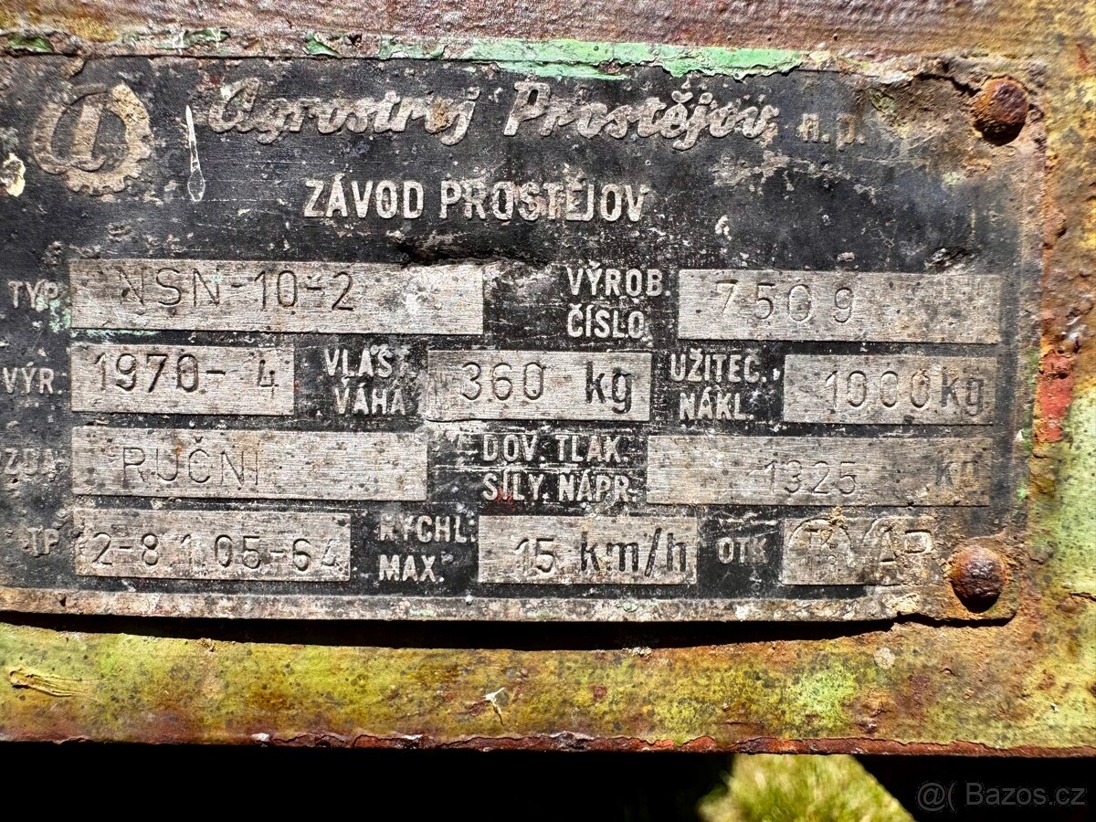 Přívěs za malotraktor NSN 10-2 - 4