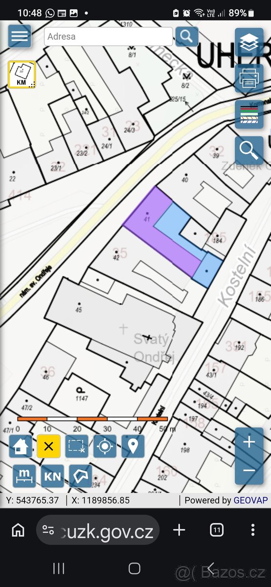PRODÁM POZEMKY PRO DEVELOPERSKY PROJEKT 1.150m2. - 4
