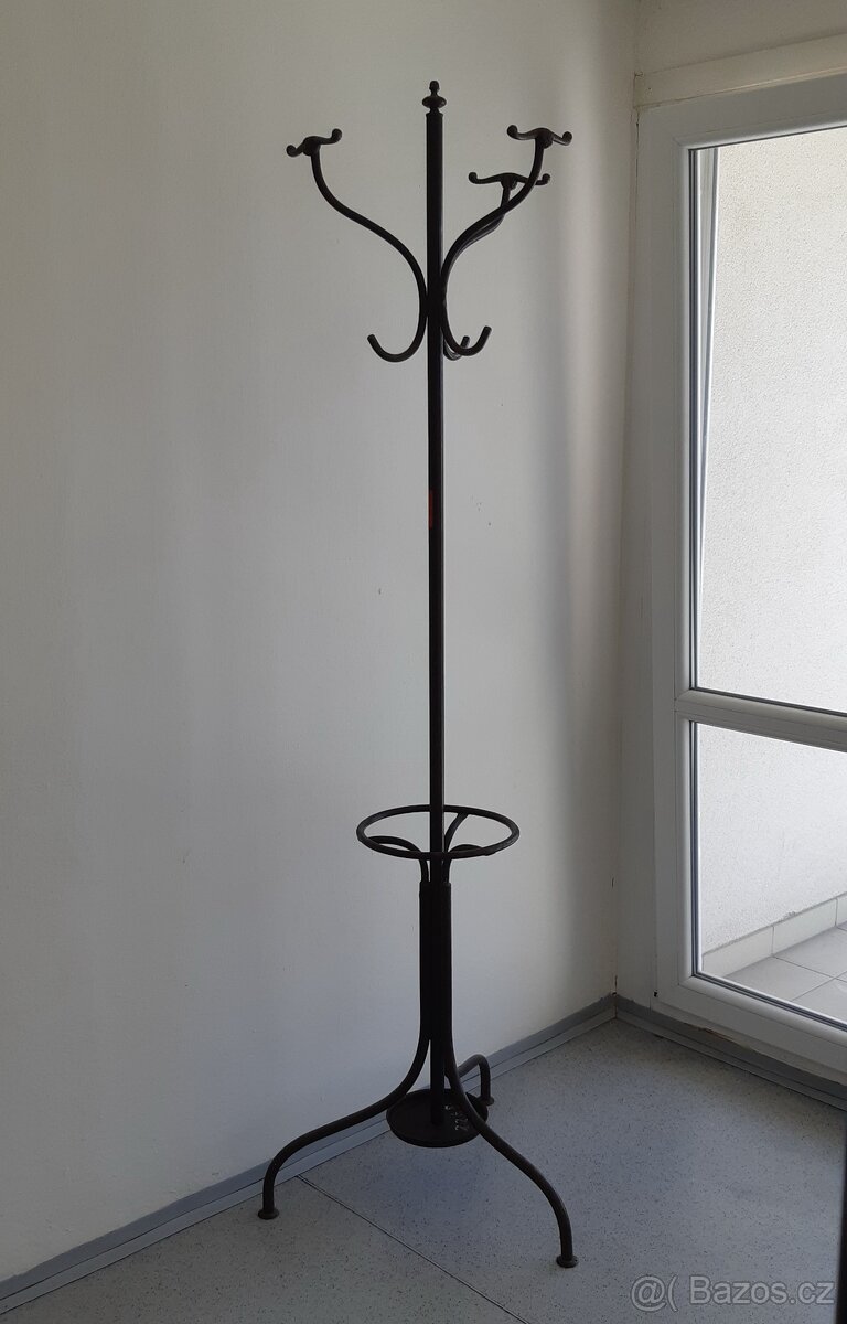 starožitný litinový věšák 195cm - 4