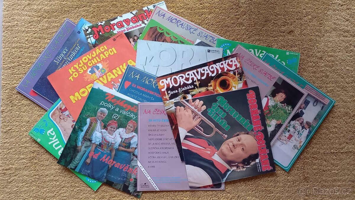 LP gramofonové desky - dechovka - 16 ks - 4