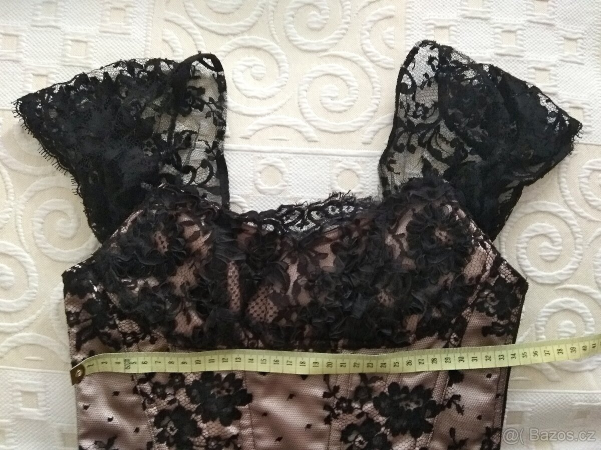 Luxusní společenský korzet Cadolle Paris vel. S - 4