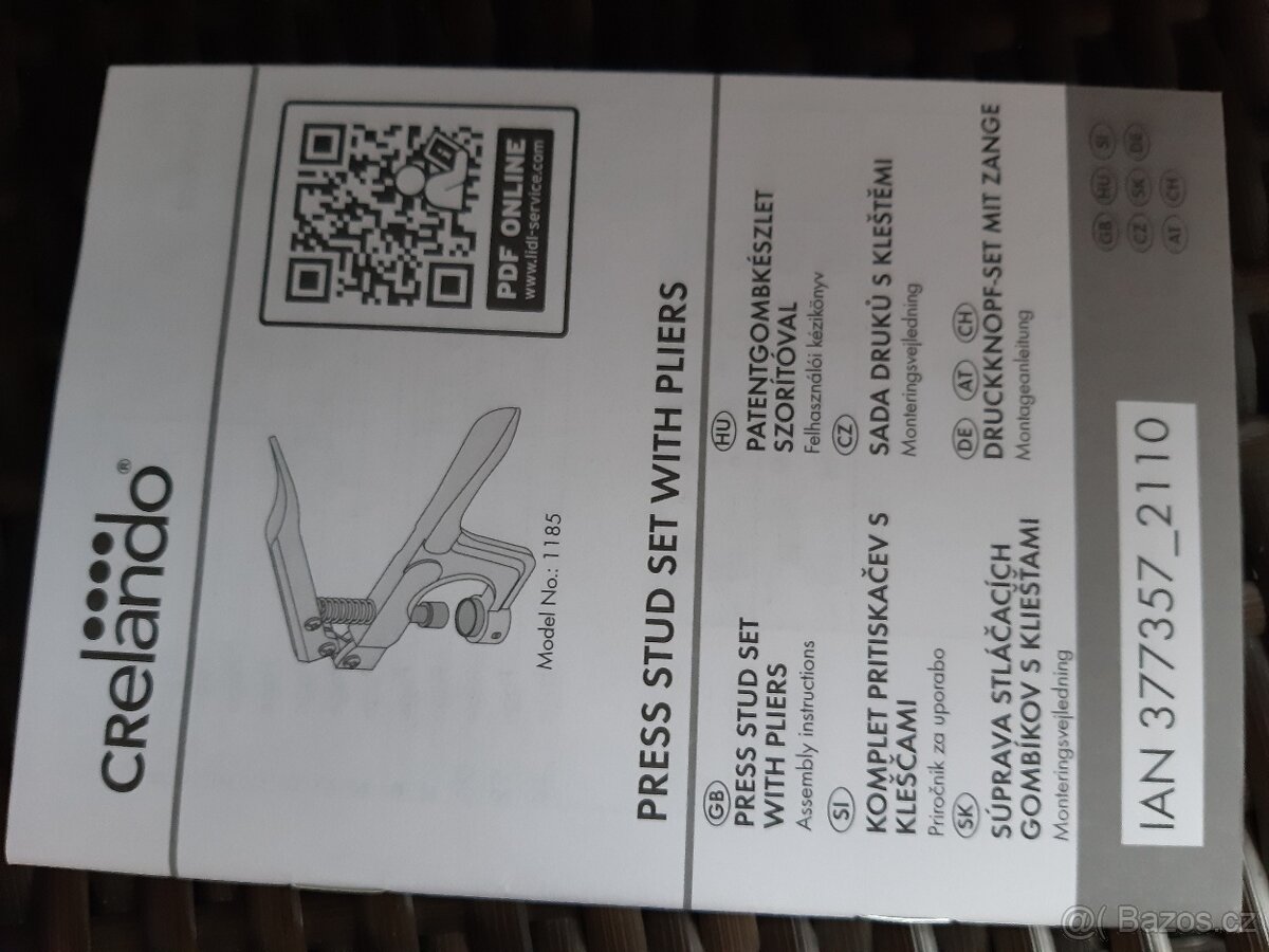 crelando Sada druků s kleštěmi - 4