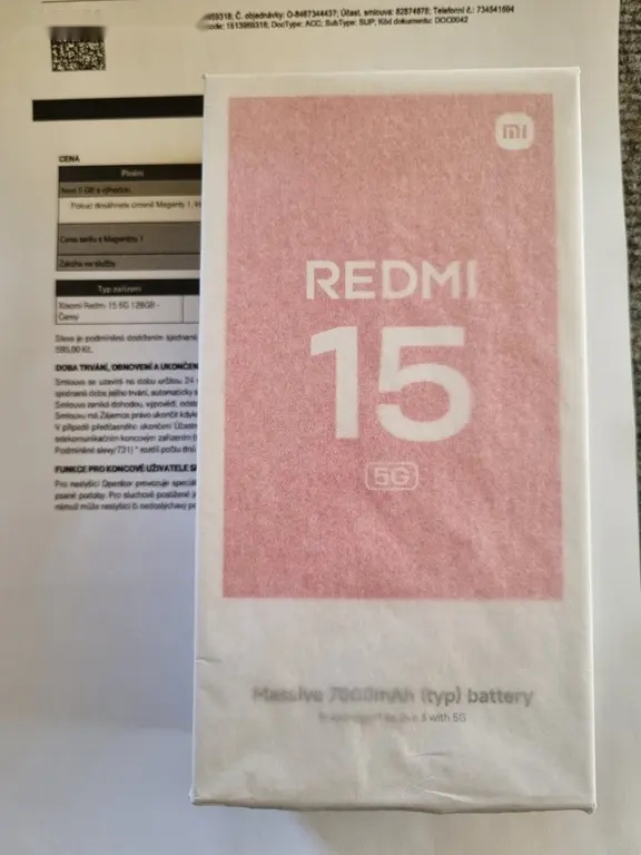 Xiaomi Redmi 15 5G, 4GB RAM 128GB, nový, nerozb. - 4
