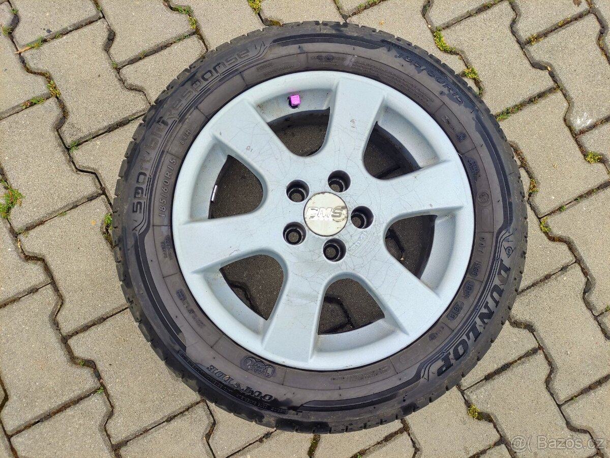 Alu litá kola Škoda Fabia III 185/60/15, 5x100mm - 4