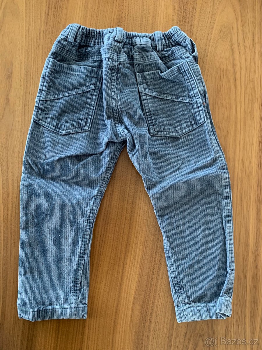 Podzimní komplet vesta+kalhoty 86-92 - 4