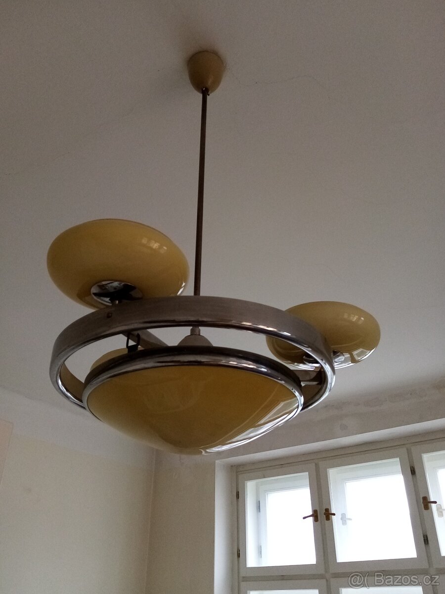 Retro funkcionalistický lustr Sandrik - 4