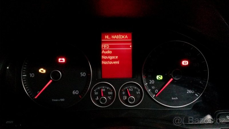 Budíky Golf 5 1K0920874B maxidot, diesel, PIN - 4