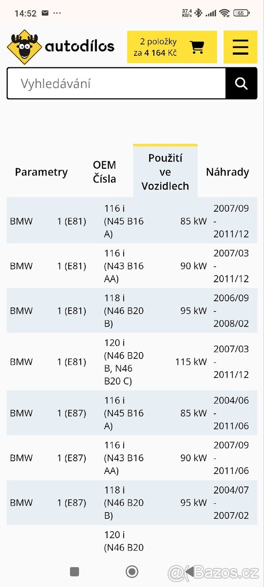 Termostaty BMW - 4