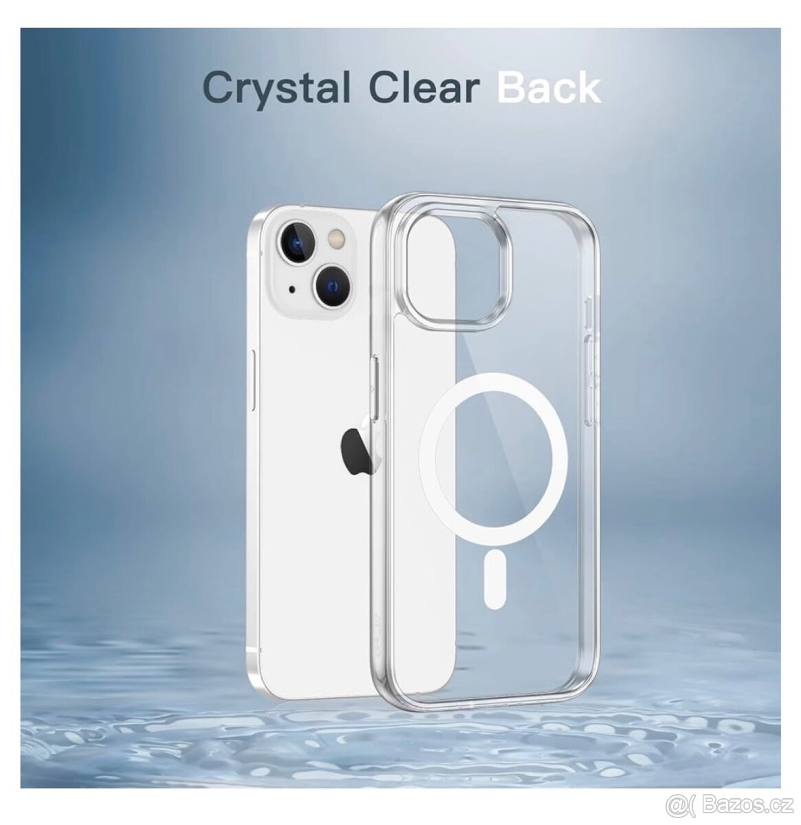 Magnetické průhledné pouzdro pro iPhone 14 Plus - 4