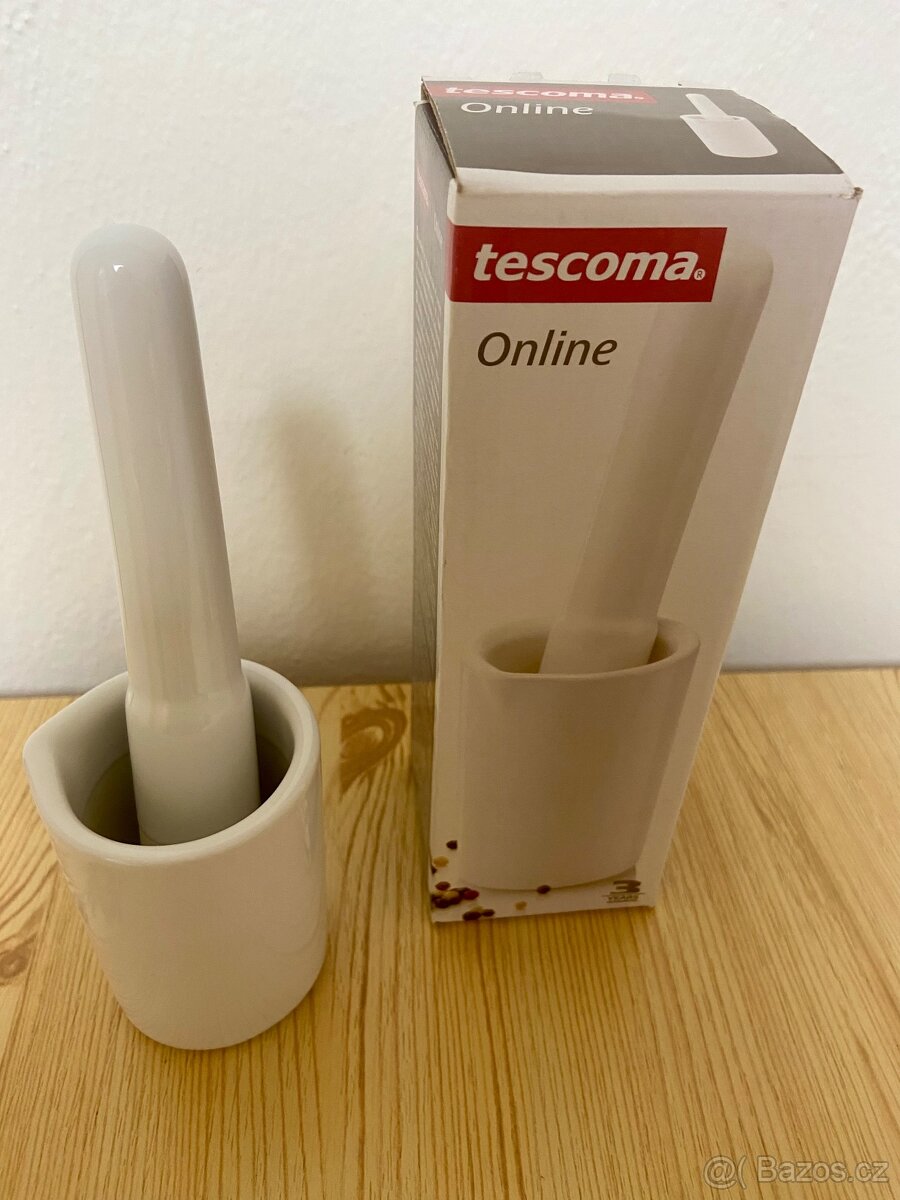 Dóza na máslo, nádoba na med, hmoždíř - 4