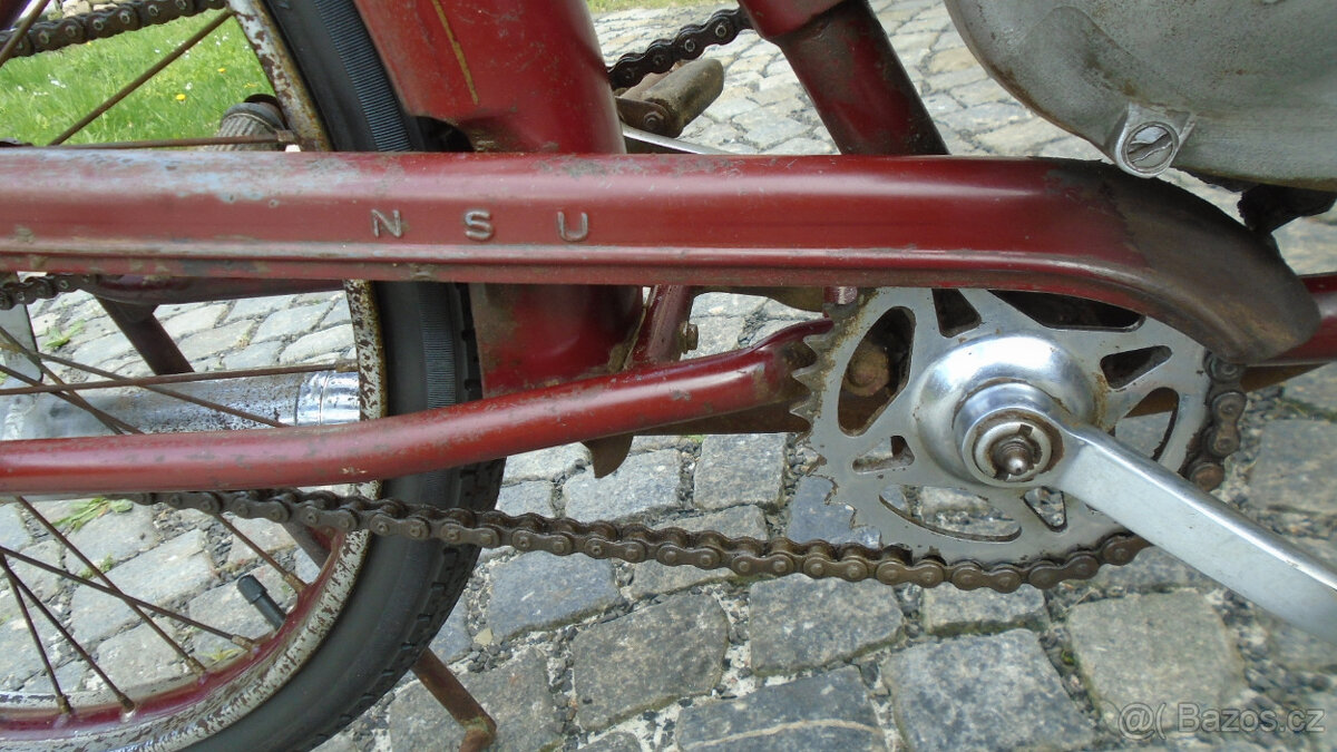 NSU Quick 98 ccm - původní nerenovovaný stav, zachovalý - 4