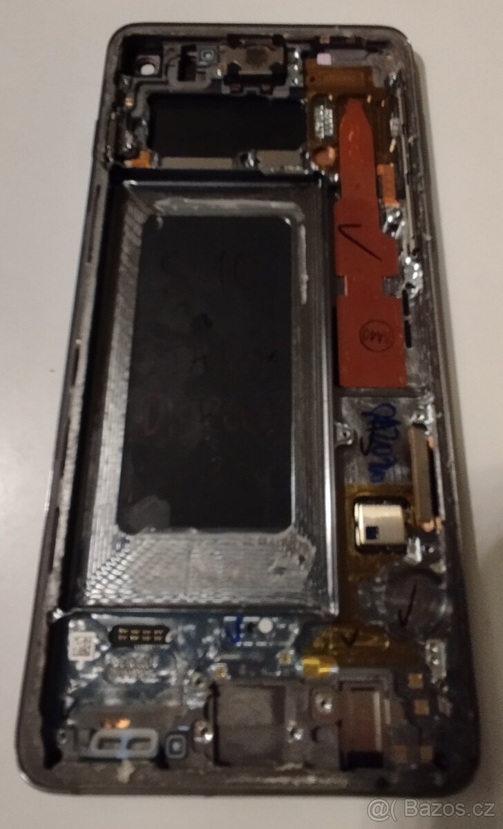 Prodám pro Samsung Galaxy S10 - středový rám a zadní kryt - 4
