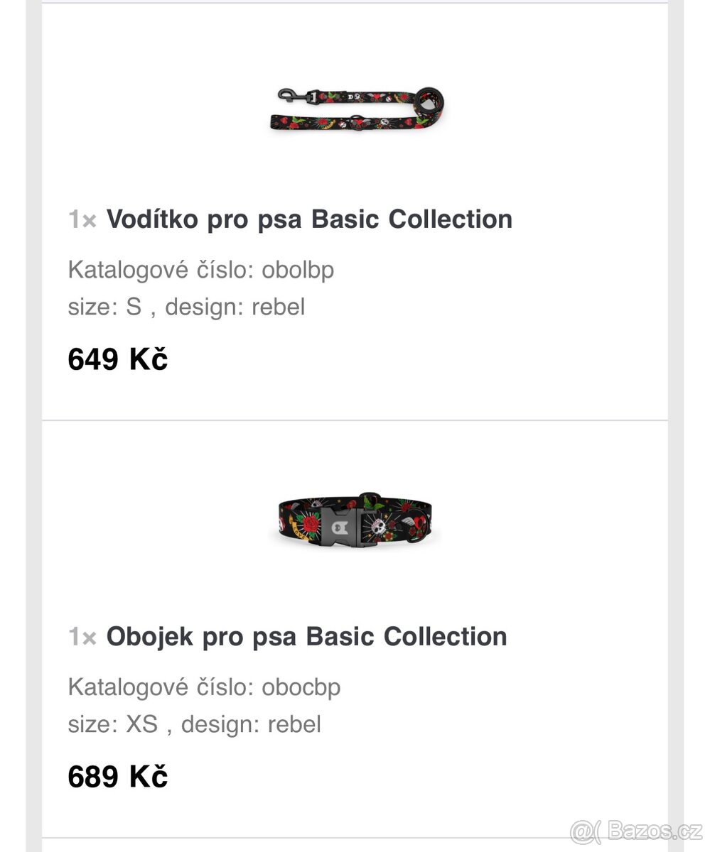 Luxusní obojek + vodítko OBODOG - 4