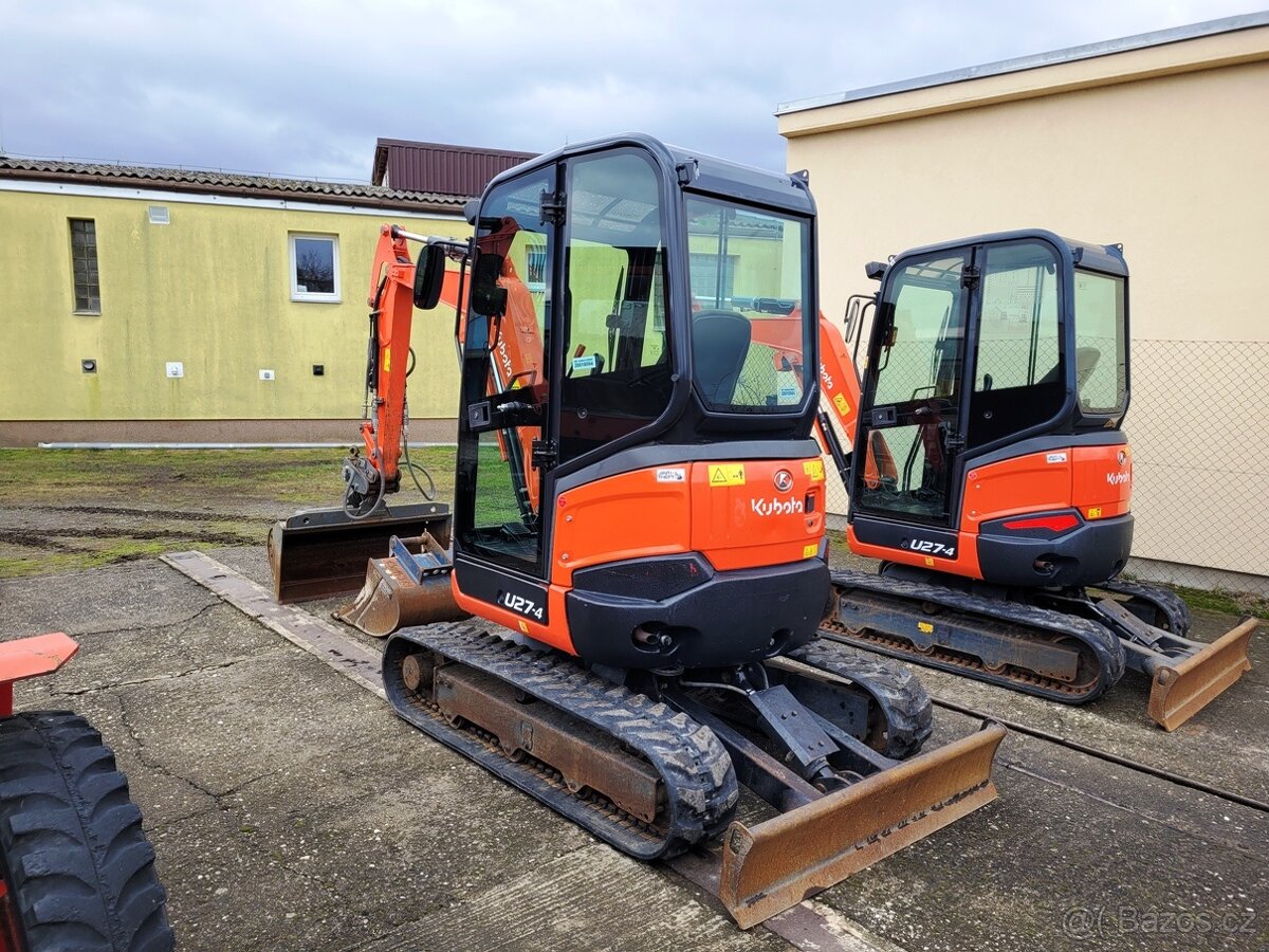 minirypadlo Kubota U27-4 - 4