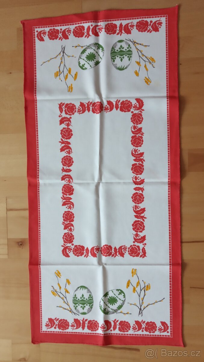 VELIKONOČNÍ DEČKA, PROSTÍRÁNÍ HNĚDÉ, UBRUSY, RUČNÍKY, DEČKY - 4