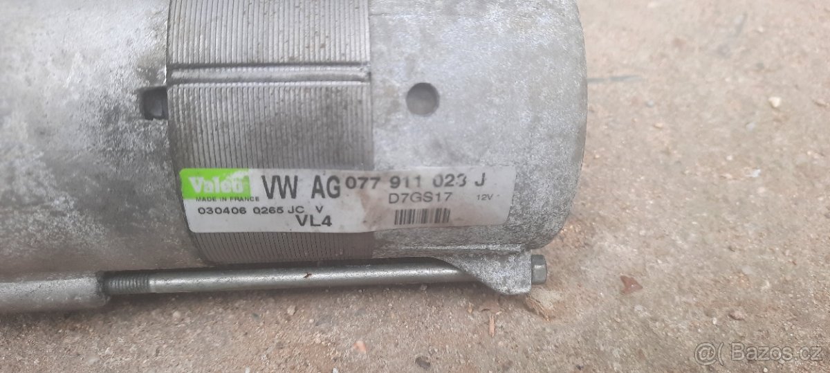 Starter audi a8 4e d3 4.2 3.7 benzin 077911023j - 4