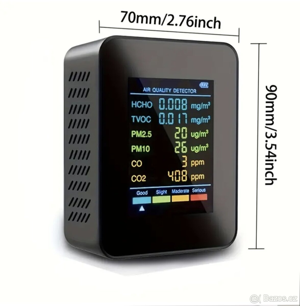 6v1 Prémiový Monitor Kvality Vzduchu v Interiéru - 4