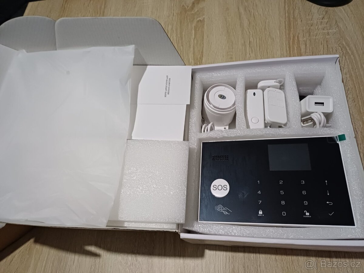 Bezdrátový i drátový domácí alarm Tuya v češtině GSM, WIFI - 4