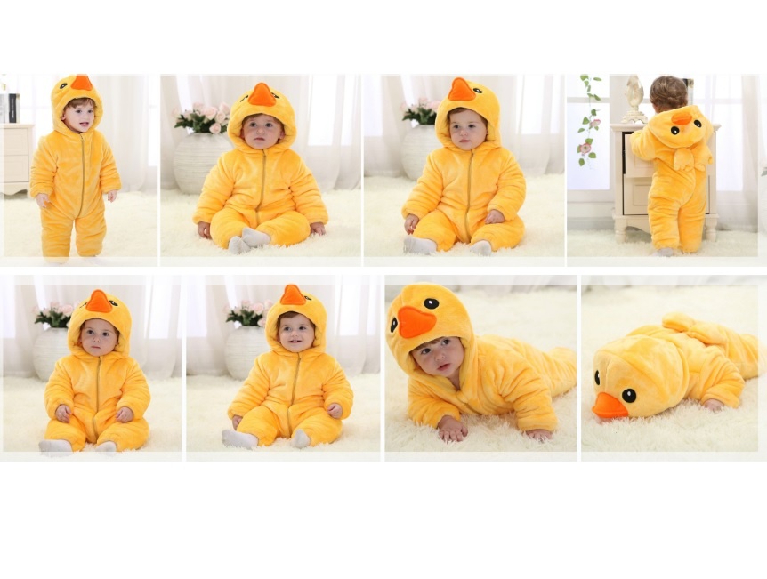 Pyžamo, kostým kačenka - 4