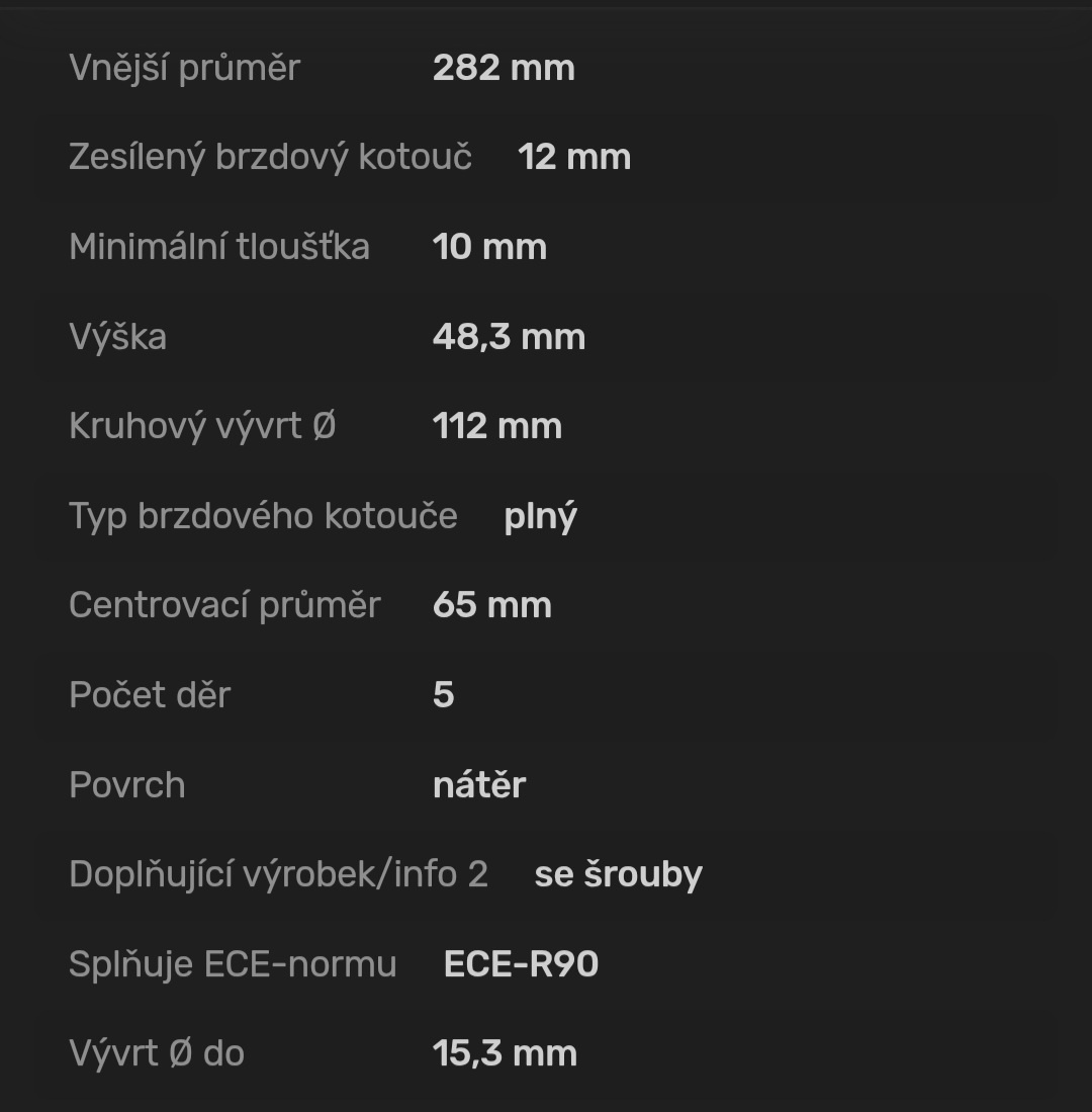 Zadní brzdové kotouče od Bosch - 4