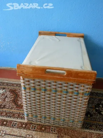 STARODÁVNÝ KOŠ NA PRÁDLO - VELMI SPĚCHÁ - 4