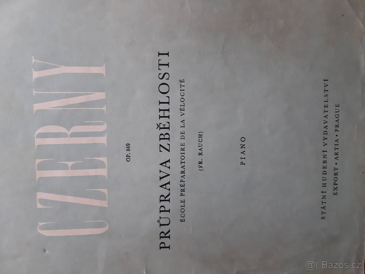 Noty pro klavír - různé, starší vydání - 4