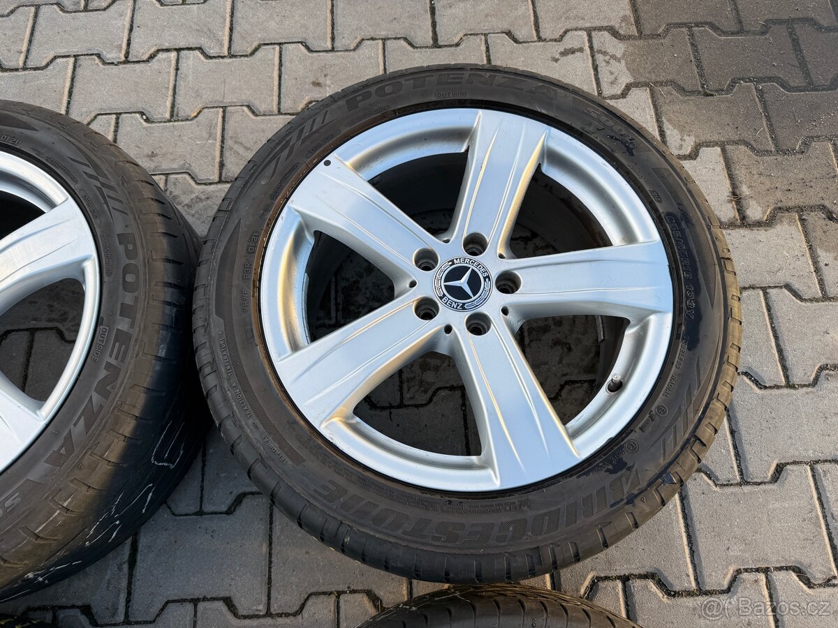 4x al kola 5x112 18 + pneu letní 255/45 R18 - 4