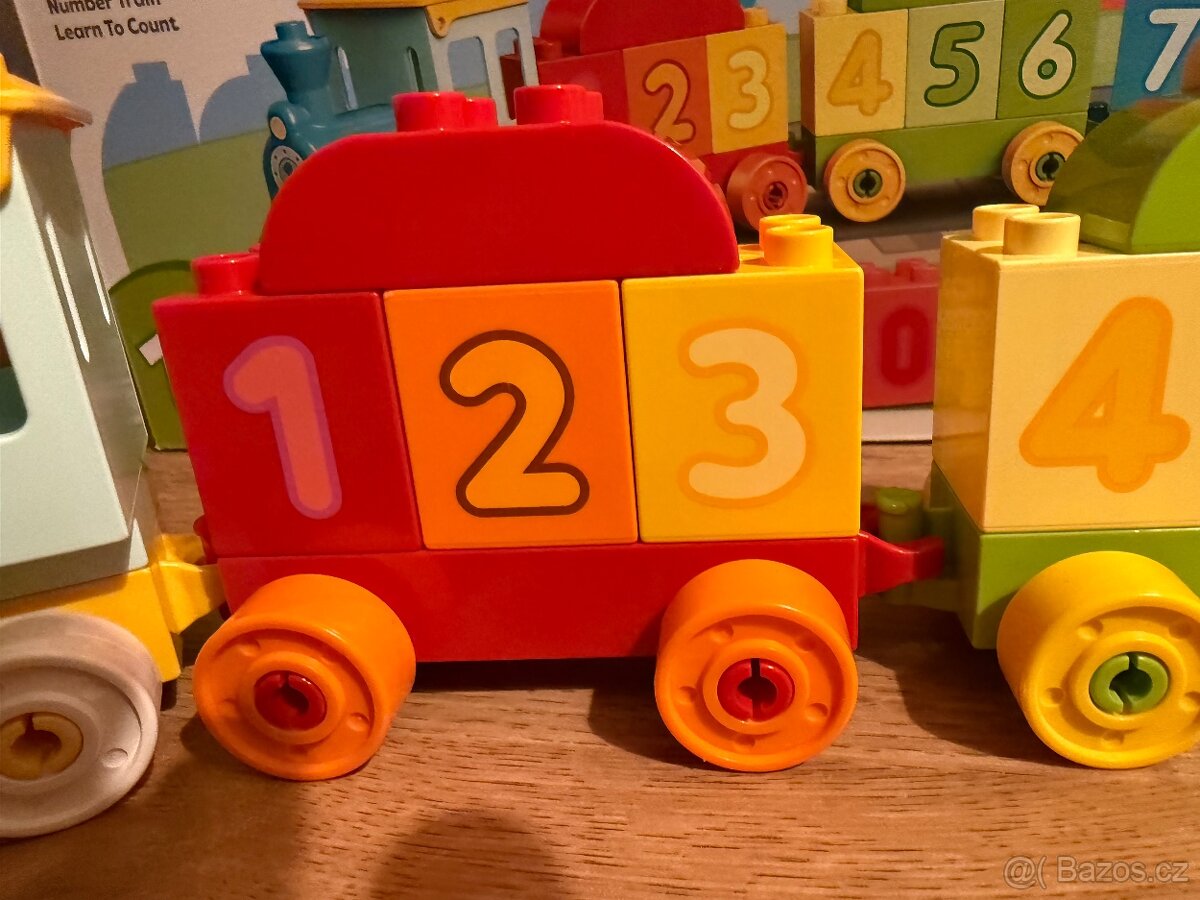 LEGO DUPLO vláčky - TOP stav, vše 100% kompletní + BONUS - 4