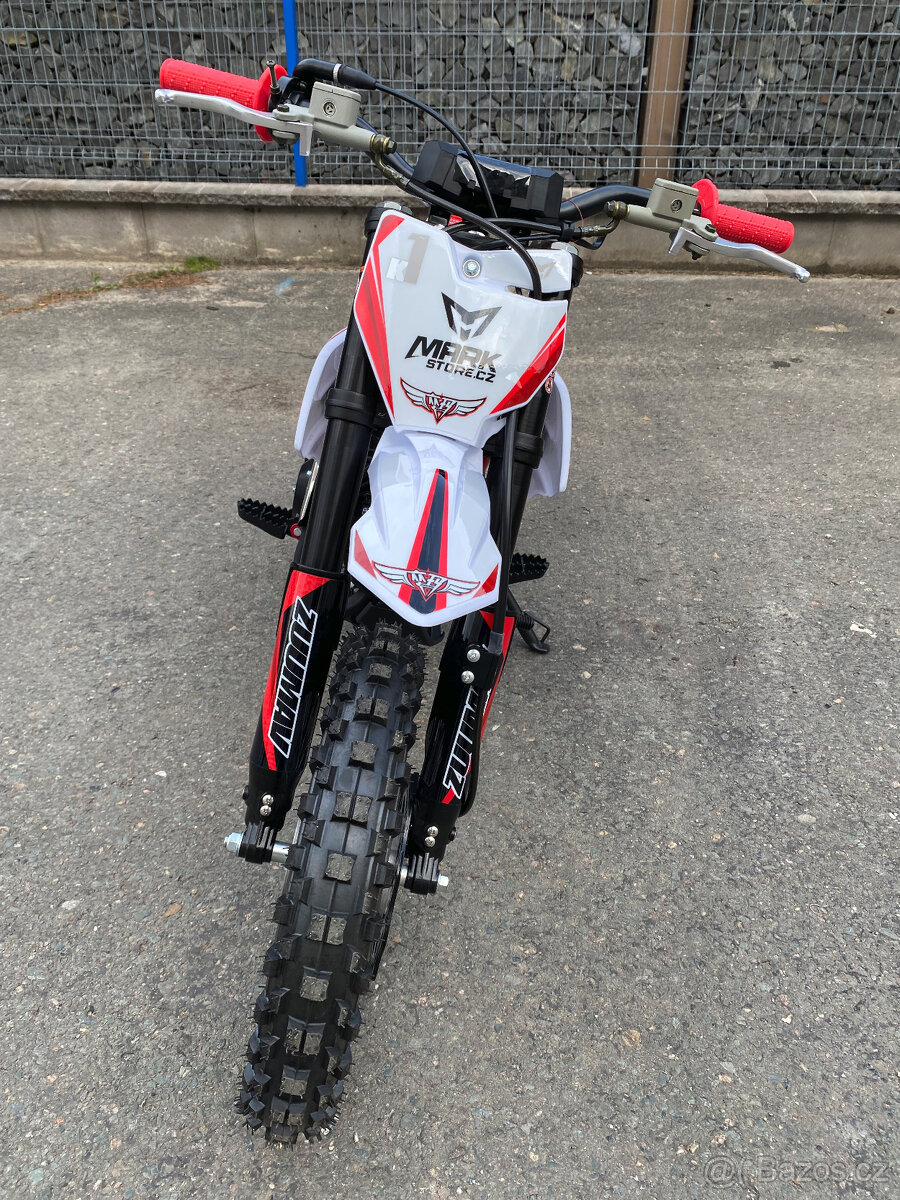 Pitbike Zuumav K1 110cc 12/10 - červená - 4