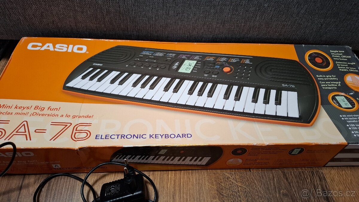 Dětské klávesy Casio SA-76 - 4