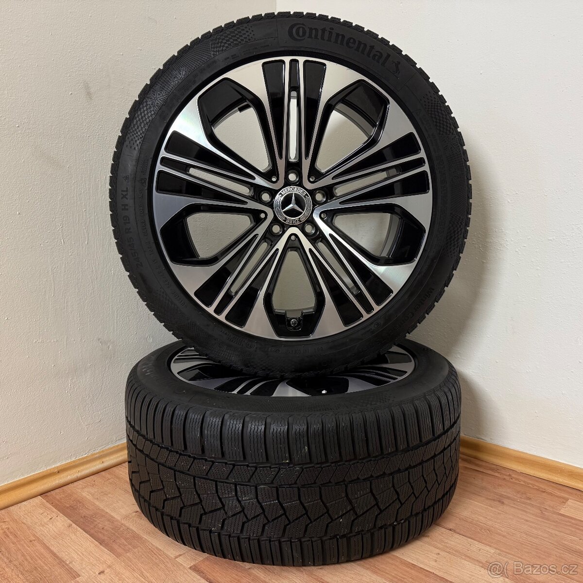 DVOUROZMĚRNÁ MERCEDES E W214 5x112 R19+ZIMNÍ PNEU 8/7mm+TPMS - 4