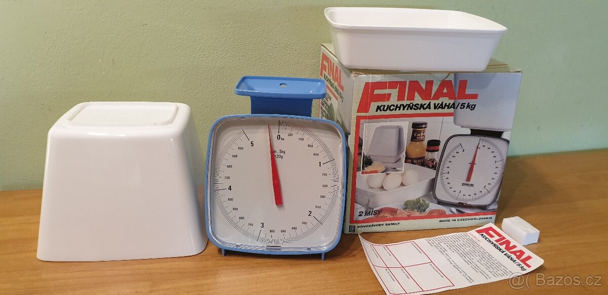 Kuchyňská váha KZ Semily retro nová - 4