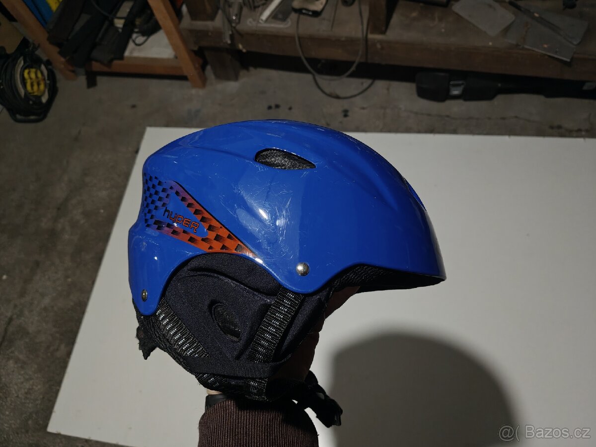 Dětské lyže 100cm + lyžáky + helma - 4