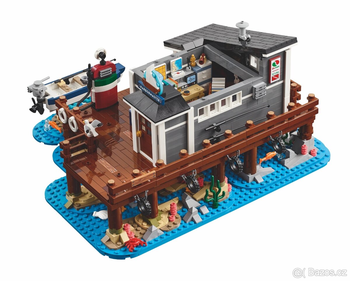 Lego Bricklink 910040 Kancelář správce a přístavu - 4