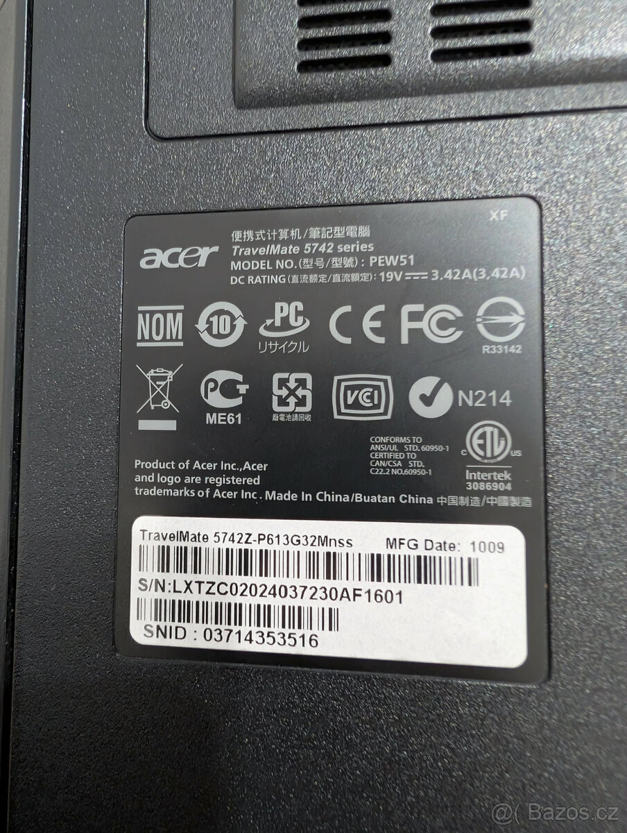 Notebook Acer 5742z - 4