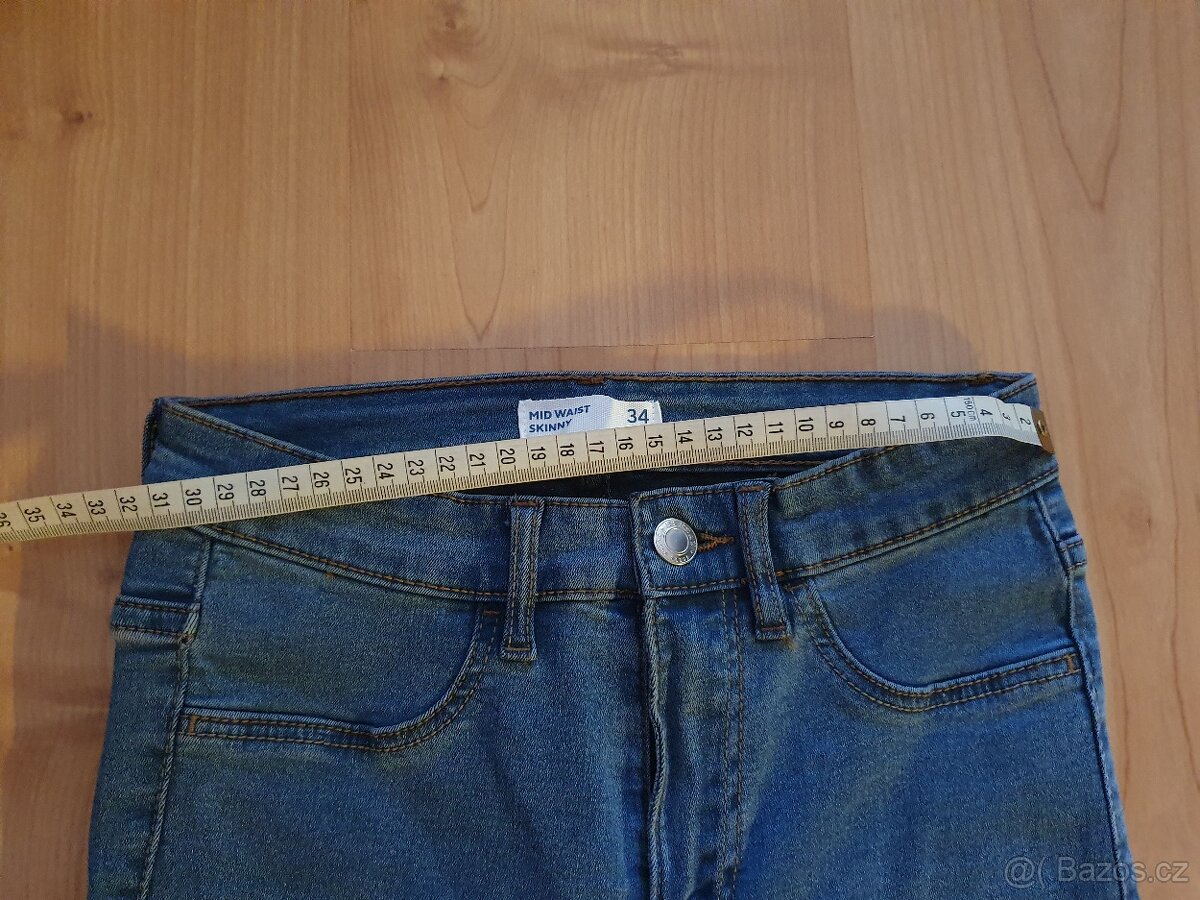 Rifle džíny sinsay v.34 modré úzké - 4