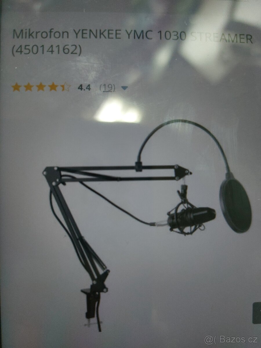 Mikrofon Yenkee YMC1030 streamer, příslušenství - 4