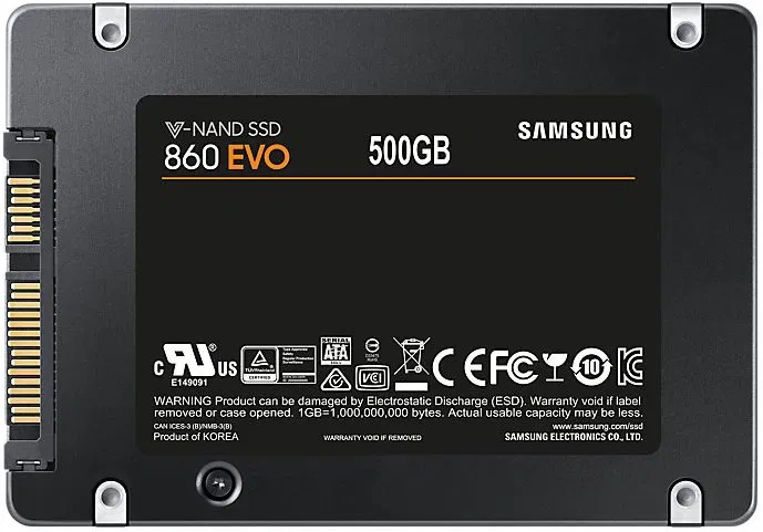 Prodám SSD Samsung 860 EVO 500GB - 4